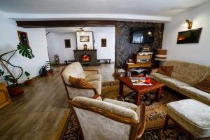 Χώρος καθιστικού στο Casa din Plai - Bucovina