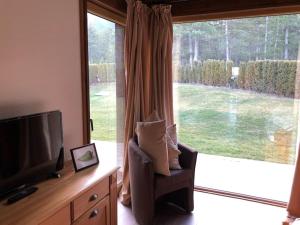 TV a/nebo společenská místnost v ubytování MAGNET - private chalet + 19 fotografií