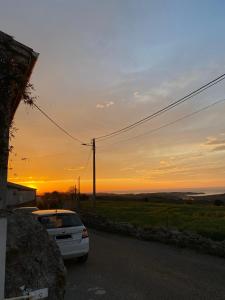 The sunrise or sunset as seen from the homestay or nearby