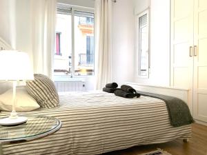 Postel nebo postele na pokoji v ubytování 2 Apartamento TERRAZA Free Wifi