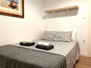 Postel nebo postele na pokoji v ubytování 2 Apartamento TERRAZA Free Wifi