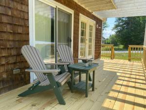 Patio nebo venkovní prostory v ubytování Mountain Adventure Ski Chalet near Gore