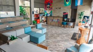 Χώρος καθιστικού στο LivinnX Barranquilla