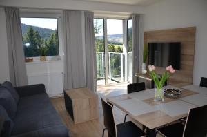 Posezení v ubytování Visit sauna Klinovec