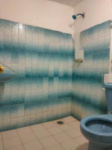 Kylpyhuone majoituspaikassa Hostal Pakal King