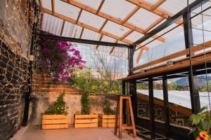 Balkón nebo terasa v ubytování 13 Cielos Hostel & Coworking