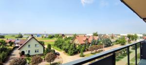 Balkón alebo terasa v ubytovaní Apartament Złote Noce