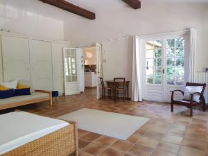Ruang duduk di Maisonnette dans le Luberon - Bois Romay