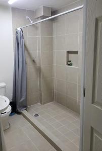 Koupelna v ubytování Hotel Estadía