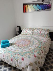 Cama o camas de una habitación en Alamos 11