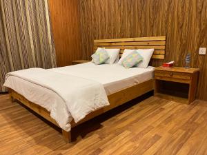 Voodi või voodid majutusasutuse Indus View Hotel Skardu toas