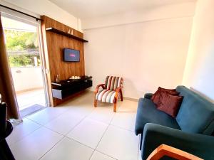 Μια τηλεόραση ή/και κέντρο ψυχαγωγίας στο Residencial Capitães de Areia