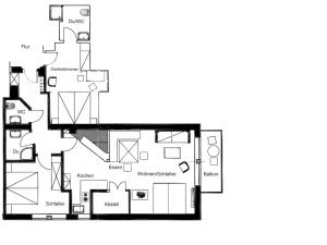 Půdorys ubytování Haus Gehmacher-Maier - Chiemgau Karte