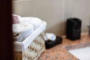 Postel nebo postele na pokoji v ubytování Galini House