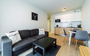 Kuchyň nebo kuchyňský kout v ubytování Ogrodnicza, Sun & Snow