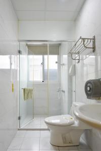 Koupelna v ubytování Siang Jhan B&B
