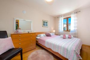 Postel nebo postele na pokoji v ubytování Penthouse Apartment Marija
