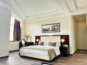 Katil atau katil-katil dalam bilik di Hotel Orion Tbilisi