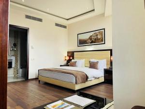Katil atau katil-katil dalam bilik di Hotel Orion Tbilisi
