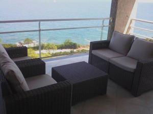 Posezení v ubytování Appartement F3(70m²) vue sur la mer