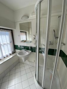 Kúpeľňa v ubytovaní Zámecký Hotel Zlatý Orel
