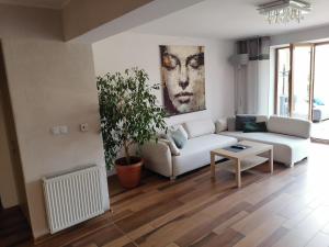 Posezení v ubytování Apartamenty pod Dzikowcem