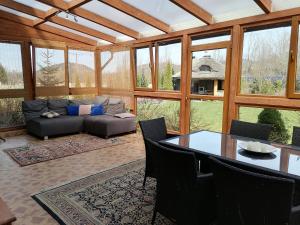 Posezení v ubytování Apartamenty pod Dzikowcem