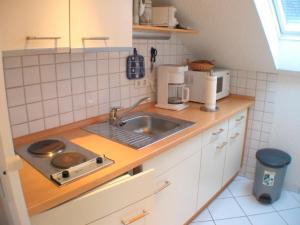 Kjøkken eller kjøkkenkrok på Ferienwohnungen Öker - Whg 3