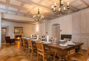 Dining area in a panziókat