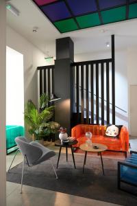 Posezení v ubytování Butik Art Hotel
