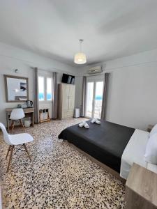 TV a/nebo společenská místnost v ubytování Firaxenia rooms