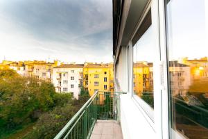 Balkón nebo terasa v ubytování Jungle Cracovia Apartment A/C p4you pl