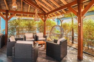 Setusvæði á Hôtel Bambou & Spa