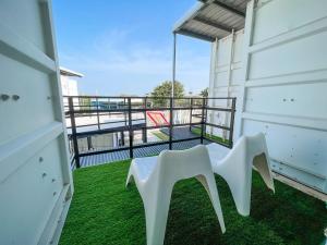 Balkón nebo terasa v ubytování SHOW Liquiu B&B