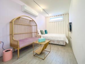 Postel nebo postele na pokoji v ubytování SHOW Liquiu B&B