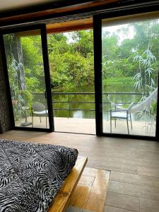Balkón nebo terasa v ubytování CantalaRana Lodge