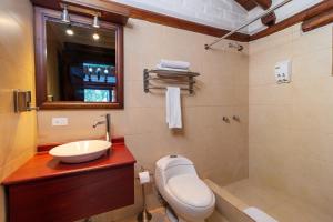 Koupelna v ubytování Hotel ILÉ