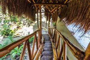 Balkón nebo terasa v ubytování La Casa de Mia Holbox