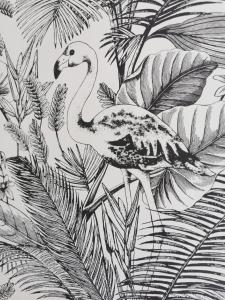 a drawing of a bird in the jungle at Escale à Disneyland Paris in Montévrain