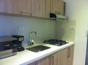 Η κουζίνα ή μικρή κουζίνα στο Hausen Hotel - Suites