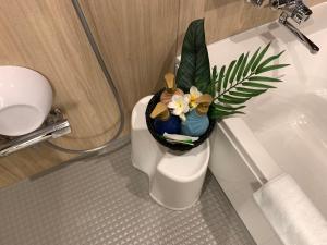Koupelna v ubytování hotel brattostay ホテル ブラットステイ