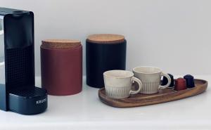 Coffee and tea making facilities at Delta Suites