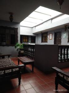 Istumisnurk majutusasutuses Hotel Plaza Mazamitla