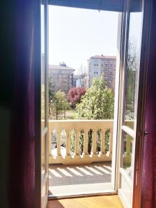Balkón alebo terasa v ubytovaní Rainbow house Lingotto Inalpi