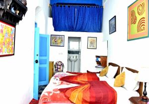 Postel nebo postele na pokoji v ubytování Appart, Hotel & Café Agadir