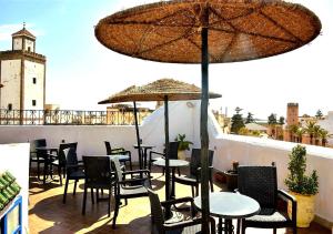 Balkón nebo terasa v ubytování Appart, Hotel & Café Agadir