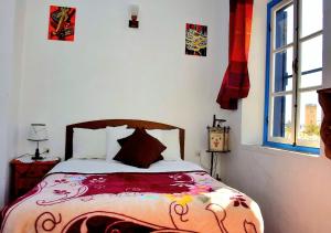 Postel nebo postele na pokoji v ubytování Appart, Hotel & Café Agadir