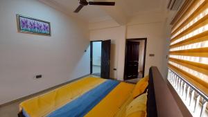 Katil atau katil-katil dalam bilik di Luxurious 1 & 2 Bed Apartment at RealShala Homes, Adjiringanor - East Legon