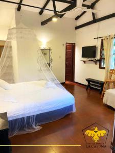 Postel nebo postele na pokoji v ubytování Hotel Minca - La Casona