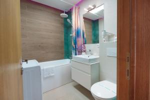 Koupelna v ubytování Gold Class Apartments AMS
